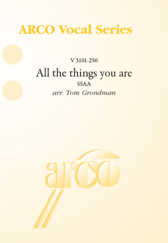 All the things you are